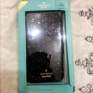 Kate Spade iPhone X wrap folio/phone case NWT